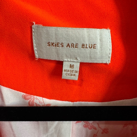 Vibrant Orange Blazer and Shorts Set - Picture 5 of 5